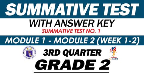 guro ako grade 2|summative test grade 2.